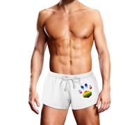Prowler Badeshorts White Oversized Paw XL