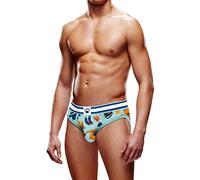 Prowler Herbstszenen-Slip, Blau und Weiß, Größe L 81,3 cm - 86,4 cm Taille, blau / weiß