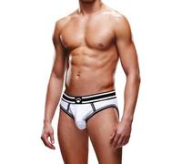 Prowler Open Brief White/black XL