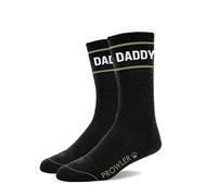 Prowler RED Daddy Socks - Schwarze Crew-Socken mit weißem Statement-Band | Bequeme Baumwollmischung, Größe 39-45
