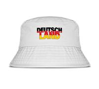 Prozente Momente Deutschland - Fischerhut | Anglerhut | Sonnenhut | Sommer | Party | EM 2024 | EM Fanartikel | Europameisterschaft | OneSize | Weiß