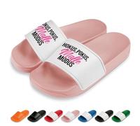 Prozente Momente Hokus, Pokus, Malle Modus Badelatschen | Slipper | Schlappen | Hausschuhe | Pantoletten | Unisex | Malle | Party | rutschfest | Rosa | Größe 38