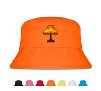 Prozente Momente Lampe - Fischerhut - Lustiger Fischerhut - Der perfekte Sonnenhut für Herren & Damen - Ideal als Malle-Outfit, Party-Accessoire & Festival-Eimerhut für den Strand|Orange