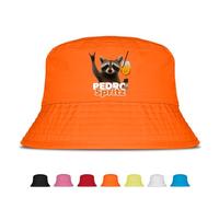 Prozente Momente Pedro Spritz - Fischerhut - Lustiger Fischerhut - Der perfekte Sonnenhut für Herren & Damen - Ideal als Malle-Outfit, Party-Accessoire & Festival-Eimerhut für den Strand|Pink