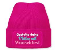Prozente Momente Personalisiertes Beanie | Strickmütze | Wollmütze | Beanie mit Druck | lustige Sprüche | Apres-Ski | Winter | Pink