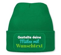 Prozente Momente Personalisiertes Beanie | Strickmütze | Wollmütze | Beanie mit Druck | lustige Sprüche | Apres-Ski | Winter (DE/NL/SE/PL, Alphanumerisch, Einheitsgröße, Grün)