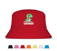 Prozente Momente Vinosaurier - Fischerhut | Anglerhut | Sonnenhut | Sommer | Party | Malle | lustige Sprüche | OneSize | Malle | Urlaub (Rot)