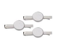 Prterver DIY-Krawattennadeln, Krawattenklammer-Rohlinge für Männer, Krawattenspangen Aus Metall, Wärmeübertragung, DIY-Krawattennadeln, Klemmclip für Hochzeit, Geburtstag, Geschäft