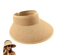 Pruojhw Sonnenhut mit Sonnenschutz - UV-Schutz Verstellbar,Sonnenvisier-Hut für den Sommer - für den Sommer Sport Outdoor Urlaub Wandern Reisen Camping Picknick Klettern Golf Pool Tennis Damen Ehefrau