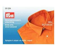 Prym 011204 Stecknadeln, 0,65 x 26mm, silberfarbig, 500g