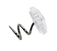 Prym Schonbezugsnadeln, Twist, 200 Stück, Messing, transparent, 12x11mm