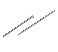 Prym 024158 Stecknadeln, 0,60 x 30mm, silberfarbig, 500g, Pappdose