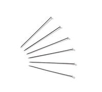Prym 024191 Stecknadeln, 0,60 x 32mm, silberfarbig, 500g, Kunststoffdose