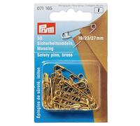 Prym 071165 Sicherheitsnadeln MS 19/23/27 mm goldfarbig