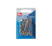 Prym Sicherheitsnadeln 085121 – 27/38/50 mm sortiert, schwarz – 18 Stück