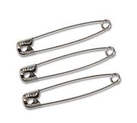 Prym Sicherheitsnadeln, 57mm, silberfarbig, 12 Stück, Stahl