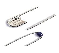 Prym 089184 Kugel-Sicherheitsnadeln, Nr.3, 48mm, silberfarbig, Stahl