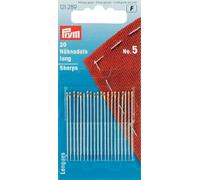 Prym 121289 Nähnadeln lang ST 5 0,80 x 40 mm silberfarbig
