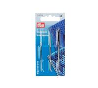 Prym 124119 Woll-und Smyrna-Nadeln ohne Spitze, ST 1+3 silber, 1 Stück 70 x 2,40 mm, 60 x 1,90 mm, 50 x 1,2 mm, 3 Stück