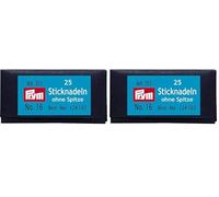 Prym 124163 Sticknadeln ohne Sp. ST 16 1,60 x 55 mm silberfarbig, silber (Packung mit 2)
