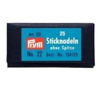 Prym 124170 Sticknadeln ohne Sp. ST 22 0,90 x 40 mm silberfarbig