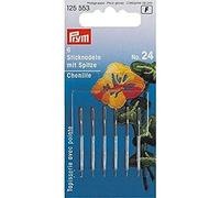 Prym Strumpfstricknadeln Aluminium Ø 3,5 mm x 30 cm perlgrau/grau