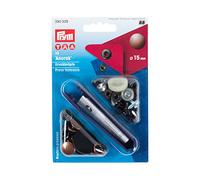 PRYM 15 mm Kupfer Antik Anorak Nähfrei, Verbindungselemente, Altkupfer