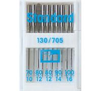 Prym 152297 Nähmaschinennadeln 130/705 Standard, 70-100, Silberfarbig, No. 80
