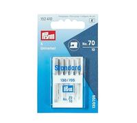 Prym 152410 Nähmaschinennadeln 130/705 Standard, Metall, silberfarbig, No. 70
