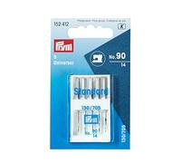 Prym 152412 Nähmaschinennadeln 130/705 Standard, silberfarbig, No. 90