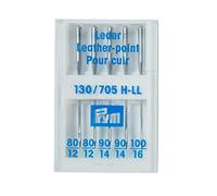 Prym 152449 Nähmaschinennadeln 130/705 Leder 80-100