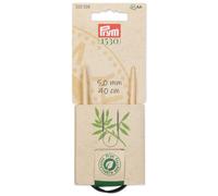 Prym 16"" (40 cm) Rundstricknadeln aus Bambus, US 8 (5 mm)