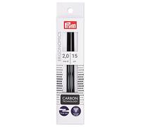 Prym 194180 Strumpfstricknadeln Ergonomics Carbon 15 cm 2,00 mm