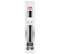 Prym 194220-1 Stricknadeln, Kunststoff, schwarz, 2 mm