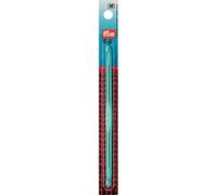 Prym Häkelnadeln doppelseitig 15 cm 6,00 mm Tunesische Häkelnadel, Aluminium, türkis, 6 mm