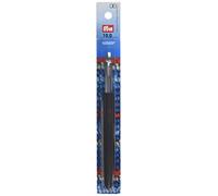 Prym Woll-Häkelnadel 195363 – Soft-Griff, Aluminium, 17 cm, 10 mm, silberfarbig