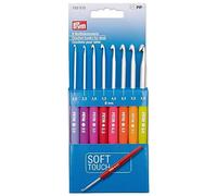 Prym 195970-1 Häkelnadeln für Wolle Set Softgriff, Mehrfarbig, Einheitsgröße