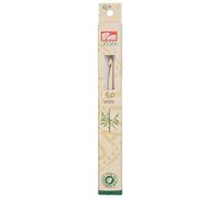 Prym Woll-Häkelnadeln 197606 – Bambus, 15 cm, 5,00 mm, Beige