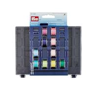 Prym Spulenbox für 32 Nähmaschinenspulen (pflaumenblau)
