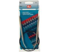 Prym 211309 Rundstricknadeln ALU 80 cm 6,00 mm grau Rundstricknadel, Aluminium, 6 mm, Dunkelviolett