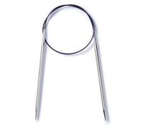 Prym 211364 Rundstricknadeln ALU 80 cm 5,50 mm grau Rundstricknadel, Aluminium, 5,5 mm