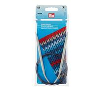 Prym 211366 Rundstricknadeln ALU 100 cm 5,50 mm grau