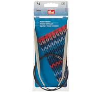 Prym 211387 Rundstricknadeln ALU 80 cm 7,00 mm grau