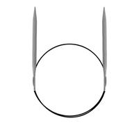Prym 211389 Rundstricknadeln ALU 100 cm 7,00 mm grau