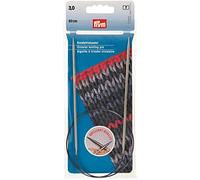 Prym 212122 Rundstricknadeln MS 60 cm 3,00 mm silberfarbig