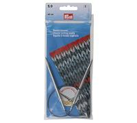 Prym 212160 Rundstricknadeln MS 40 cm 5,00 mm silberfarbig