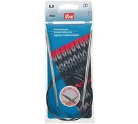 Prym 212164 Rundstricknadeln MS 80 cm 5,00 mm silberfarbig