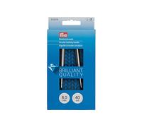 Prym 212210 Rundstricknadeln MS 40 cm 8,00 mm silberfarbig Rundstricknadel, Messing, 8 mm