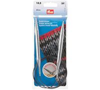 Prym 212234 Rundstricknadeln MS 80 cm 10,00 mm silberfarbig