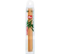 Prym 221202 Strumpfstricknadeln, 15 cm, 3,00 mm Strumpfstricknadel, Bambus, Natur, 3 mm